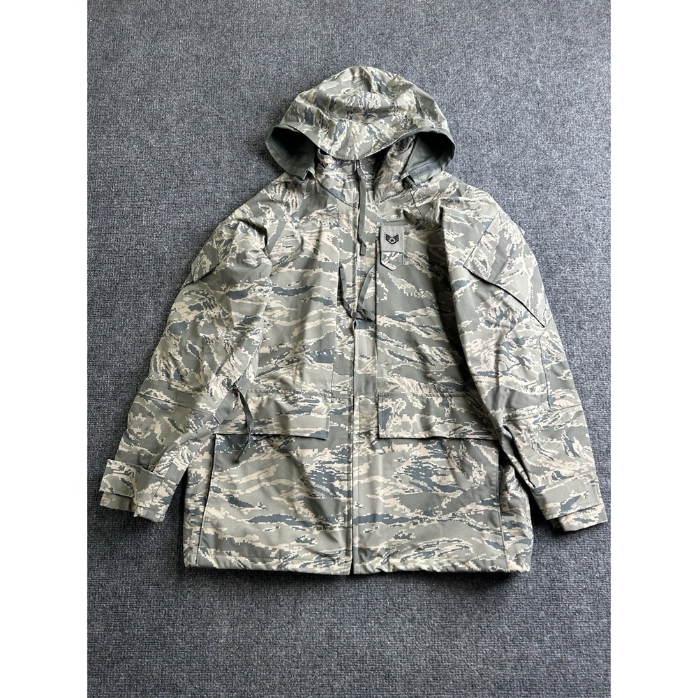 2009 USAF APECS ABU Digital Camo Cold Weather Parka, Size Small Regular